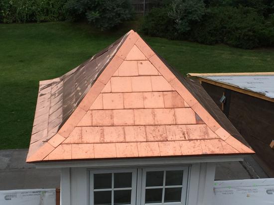 Copper roof